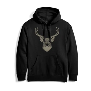SITKA 8 Point Pullover Hoodie, Black, Men's XXL - Picture 1 of 1
