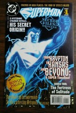 SUPERMAN SECRET FILES ORIGINS #1 JANUARY 1998 BLUE JERRY ORDWAY DAN JURGENS NM