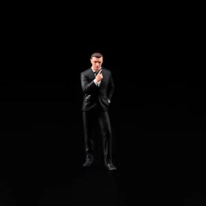 1/64 miniature scena fucile James Bond oggetti di scena figure modello adatto auto veicoli giocattolo - Foto 1 di 4