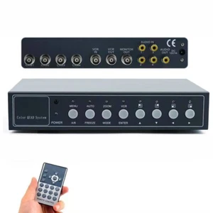 4Ch Video Quad Video Image Multiplexer Processor for CCTV Surveillance Cameras - Picture 1 of 9