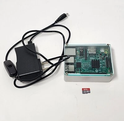 Raspberry Pi 3 Model B v1.2 with 32GB Micro SD Card With New Power Supply Read - Image 1 of 4