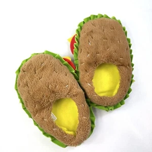 Soft Sandwich/Burger Soft Indoor Slippers Boy's Size 4/5 - Picture 1 of 16