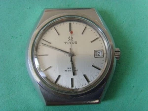 Reloj Manual Mecánico Suizo Vintage TITUS 17J - Imagen 1 de 8