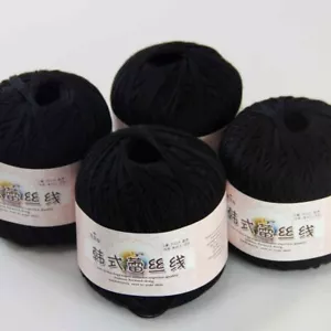 Aipeng 4ballsx50g Hand DIY Wear Cotton Lace Crochet Shawl Knitting Yarn 11 - Picture 1 of 12