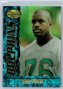Billy Milner 1995 Bowman's Best RC Refractor Rookie #25A Miami Dolphins - Picture 1 of 2