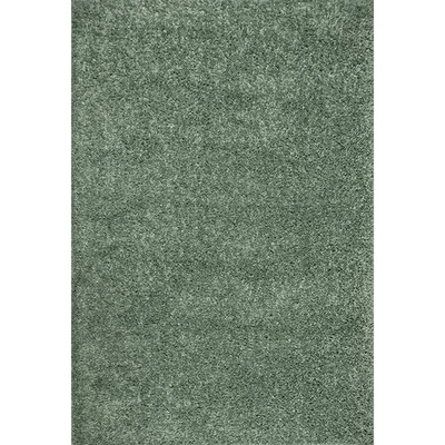 Kara Solid Shag Green Doormat 3 Ft. X 5 Ft. Area Rug - Image 1 of 4