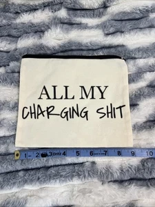 Oh my charging sh** 9 inch canvas bag - Picture 1 of 2