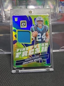 Donruss Optic 2024 primer año fresco #21 Jonathon Brooks Carolina Panthers - Imagen 1 de 4