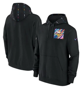 Felpa con cappuccio Minnesota Vikings Nike NFL Crucial Catch Pullover Uomo Large - Foto 1 di 9