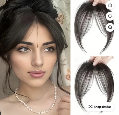 Flecos sintéticos voluminosos de aspecto natural 8" para mujer Foto 1 de 2