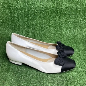 Vaneli Alesya schwarz weiß Schuhe Größe 11 Block 1,5" Absatzkappe Zehe Italienisch kostenloser Versand - Bild 1 von 8