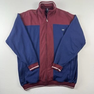 Phat Farm Mens XXL Full Zip Track Jacket Blue Red Retro 2XL Sweatshirt Y2K - Picture 1 of 21