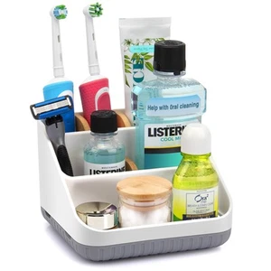Bathroom Toothbrush Holders for Countertop - Electric Toothbrush Organizer 6 ... - Picture 1 of 7