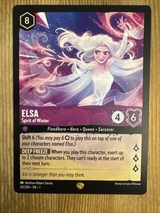 Elsa - Spirit of Winter Legendary 42/204 Disney Lorcana The First Chapter - Picture 1 of 2