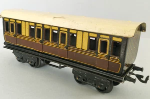 O Gauge BING WERKES 8 Wheel G.W.R. 1st & 3rd Passenger Coach - Picture 1 of 17