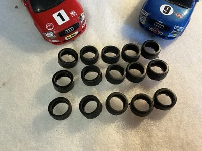 Scalextric Audi TT Car Tyres X4 Can Fit Other Scalextric Cars  Aussie Made - image 1 of 4