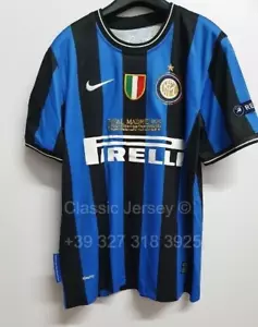 Maglia INTER Final Uefa Champions League 2010 ZANETTI MILITO ETO'O SNEIJDER - Imagen 1 de 13