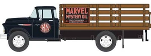 Classic Metal Works 30662 HO Scale 1957 Chevy Stakebed Truck Marvel Oil - Picture 1 of 1