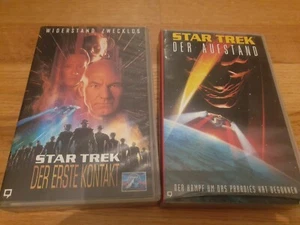 Star Trek Der erste Kontakt und Der Aufstand VHS Videokassette Retro Rarität - Bild 1 von 2