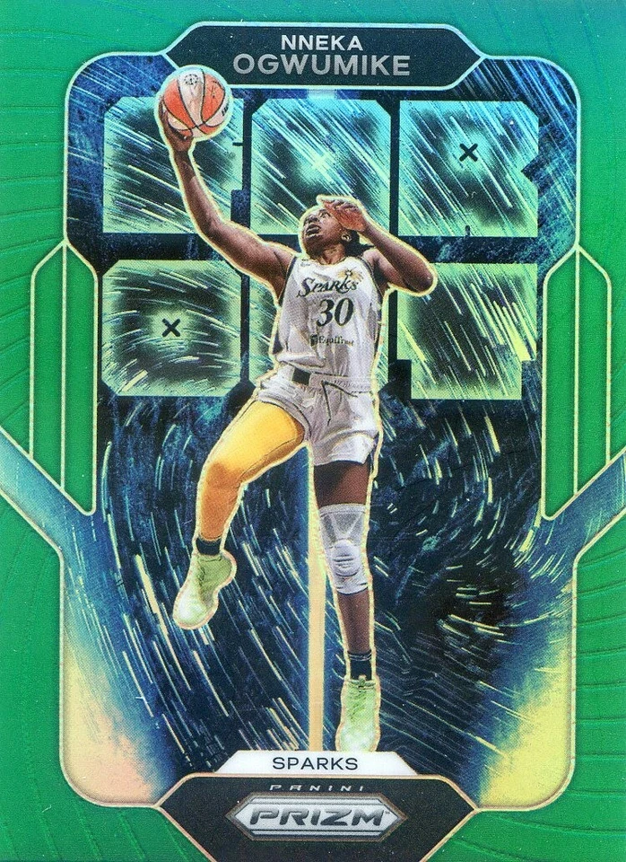 2022 Panini Prizm WNBA NNEKA OGWUMIKE #6 FAR OUT GREEN PRIZM SPARKS - Image 1 of 1
