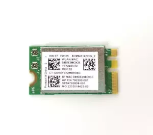 SCHEDA WI-FI WIRELESS WLAN 792608-001 792200-001 NOTEBOOK HP 250 G4 ORIGINALE - Picture 1 of 3