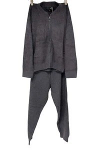 Barefoot Dreams Cozy Chic Ultra Lite Youth Bomber & Jogger Set Pacific Blue - Picture 1 of 1