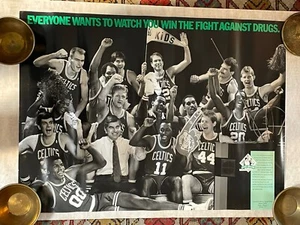Boston Celtics “Everyone Wants To Watch You Win The Fight Against Drugs” Poster - Picture 1 of 24