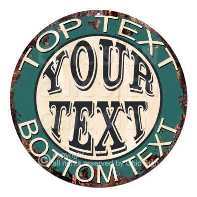 CP-0155 ANY NAME'S Custom Personalized Text Metal Sign Man Cave Decor Gift idea - Image 1 of 2