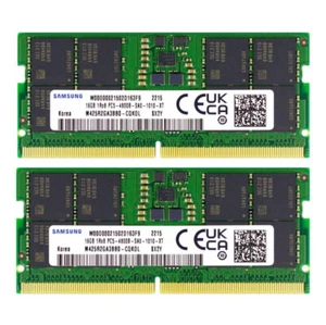 Samsung 32GB 2X16GB DDR5 4800MHz PC5-38400 SODIMM Memory Ram M425R2GA3BB0-CQK - Picture 1 of 5