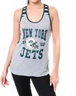 Icer Brands NFL New York Jets Womens Jersey Tank Top Sleeveless Mesh Large NWT