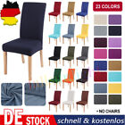 Universal Stuhlhusse Home Stretch Stuhlbezug Glatt Stuhlüberzug Esszimmer-Hussen