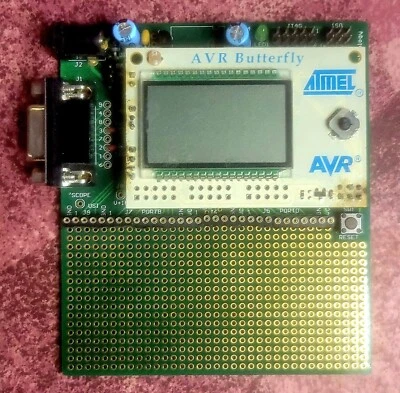 Atmel AVR Butterfly With Carrier Board • Works • Pre-RoHS Version With Photocell - Image 1 of 3