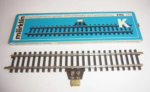 Märklin H0 2192 - K-Anschlussgleis mit Kondensator-neu-OVP - K-feeder track - Bild 1 von 1