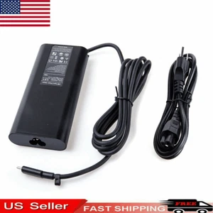 130W Type C Adapter Laptop Charger Compatible with Dell XPS 15 2in1 9575 - Picture 1 of 7