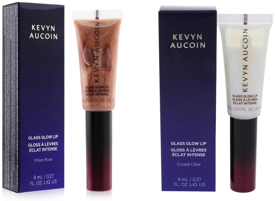 B1G1AT 20% OFF Kevyn Aucoin Glass Glow Lip Gloss Prism Rose or Crystal Clear 8mL - Image 1 of 1