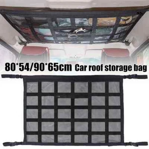 Car Ceiling Cargo Net Strong Load-Bearing Mesh Storage Organizer Large Capacity - Picture 1 of 22