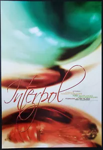 Interpol Concert Poster 2003 F-555 Fillmore - Picture 1 of 1