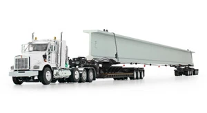 1/64 DCP KENWORTH T800 W/ FONTAINE LOWBOY W/ BUNK & 6 AXLE HYDRA STEER BEAM SET - Picture 1 of 4