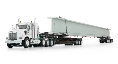 1/64 DCP KENWORTH T800 W/ FONTAINE LOWBOY W/ BUNK & 6 AXLE HYDRA STEER BEAM SET - Image 1 of 4
