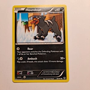 Houndour Pokemon Card Hp 60 2013 55/101 - Picture 1 of 2