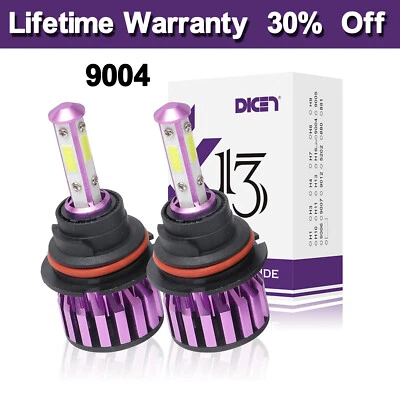 9004 4 Sides LED Headlight for Dodge RAM 1500 2500 3500 1994-2001 High Low Beam Foto 1 de 4