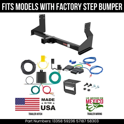 Enganche de remolque para Dodge Sprinter 2500 07-09 con cableado de 5 pines con corte bmpr escalón Foto 1 de 4