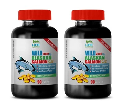 apoyo cardiovascular - ACEITE DE SALMÓN SALVAJE DE ALASKA - omega 3 vitamina e 2B Foto 1 de 4