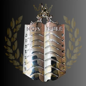 Masonic Regalia Blue Lodge House Capellán Chapado en Plata Joya - Imagen 1 de 3