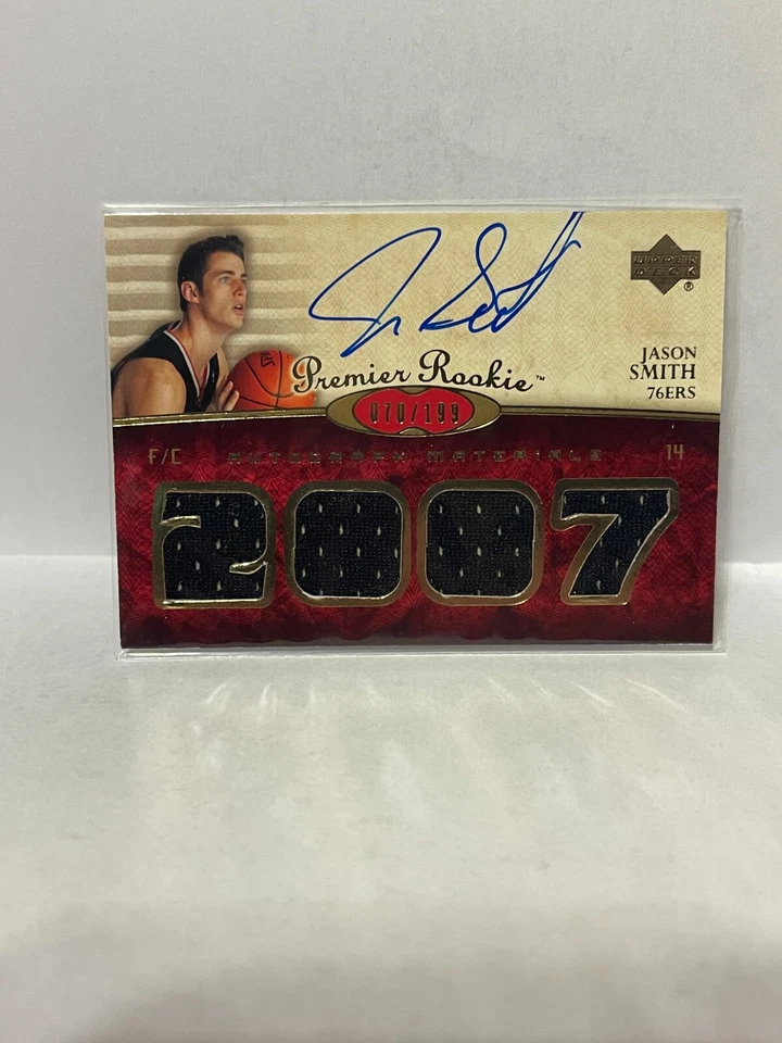 2007-08 Upper Deck Premier #114 Jason Smith JSY AU RC /199 — 第 1/1 张图片