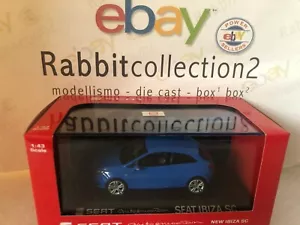 DIE CAST " SEAT IBIZA SC BLU " SEAT 1/43 - Foto 1 di 2