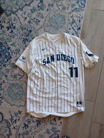 San Diego Toreros Nike Team Game Jersey - Baseball Men's Sz XL #11 TEAM ISSUED Cover