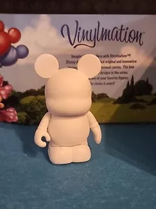 DISNEY Vinylmation 3" Park Set 1 Create Your Own CYO Mickey Mouse White - Picture 1 of 1