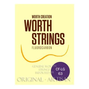 WORTH CLEAR UKULELE STRINGS TENOR LOW G GCEA FAT GAUGE DOUBLE LENGTH PACK CF-LG - Picture 1 of 1