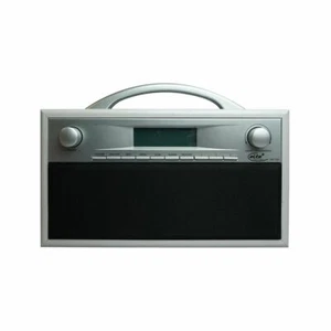 ELTA Holz Silber/Grau Wecker Alarm Uhr Radio DAB Küchenradio MP3 Digitalradio - Picture 1 of 2